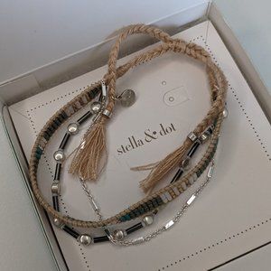 Frieze Layered Bracelet